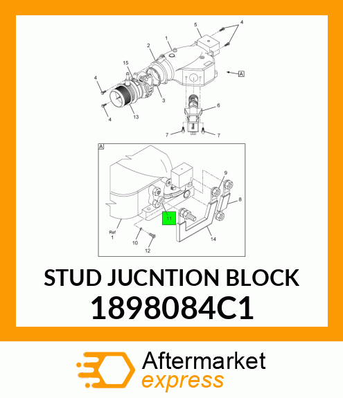 STUD JUCNTION BLOCK 1898084C1