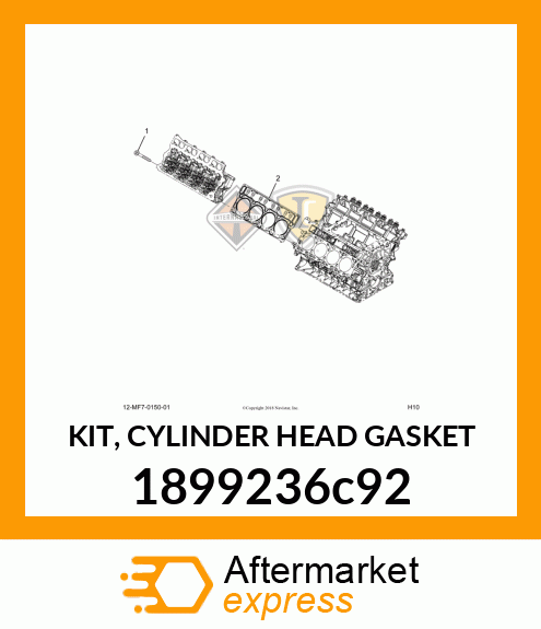 KIT, CYLINDER HEAD GASKET 1899236c92