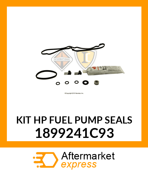 KIT HP FUEL PUMP SEALS 1899241C93