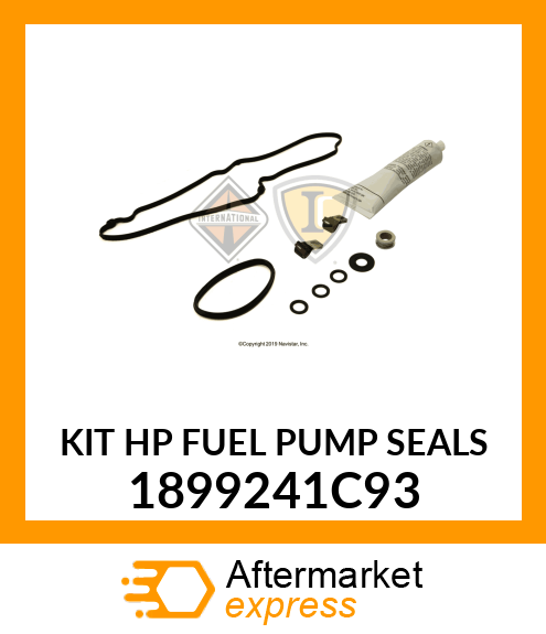 KIT HP FUEL PUMP SEALS 1899241C93