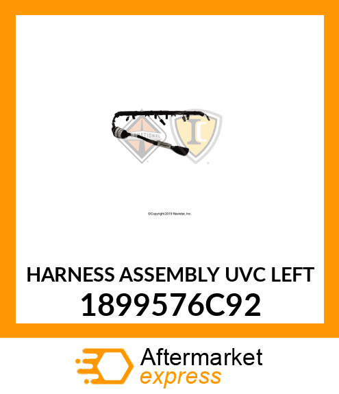 HARNESS ASSEMBLY UVC LEFT 1899576C92