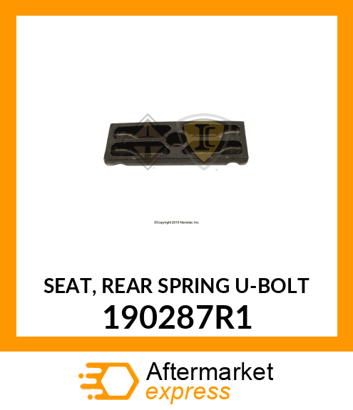 SEAT, REAR SPRING U-BOLT 190287R1