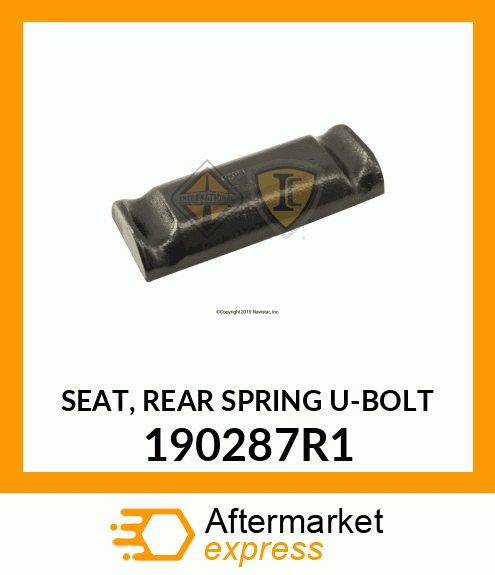 SEAT, REAR SPRING U-BOLT 190287R1