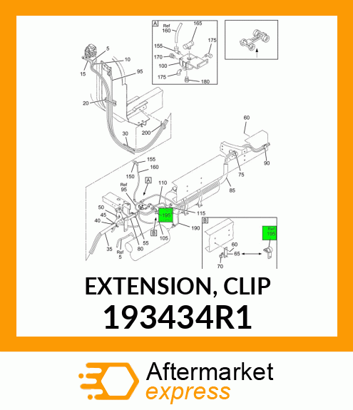 EXTENSION, CLIP 193434R1