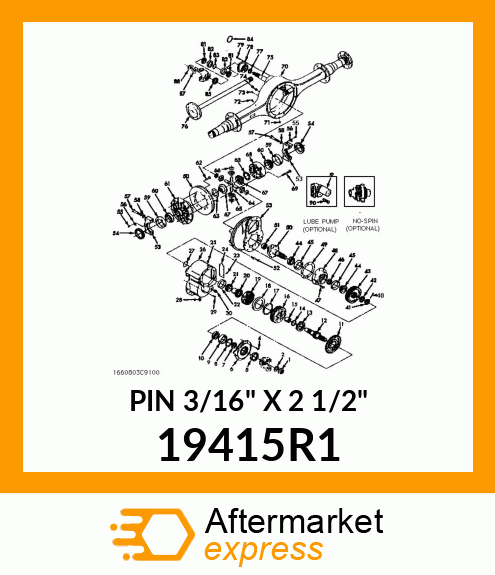 PIN 3/16" X 2 1/2" 19415R1