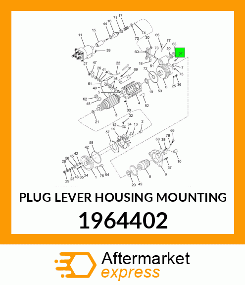 PLUG LEVER HOUSING MOUNTING 1964402