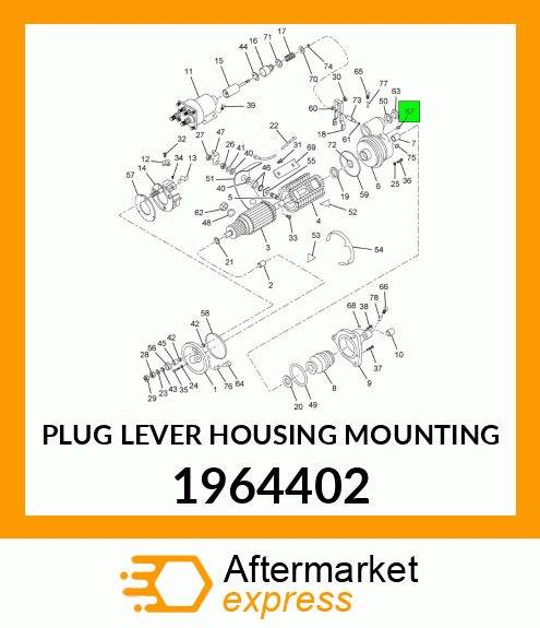 PLUG LEVER HOUSING MOUNTING 1964402