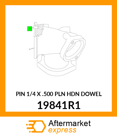 PIN 1/4 X .500 PLN HDN DOWEL 19841R1