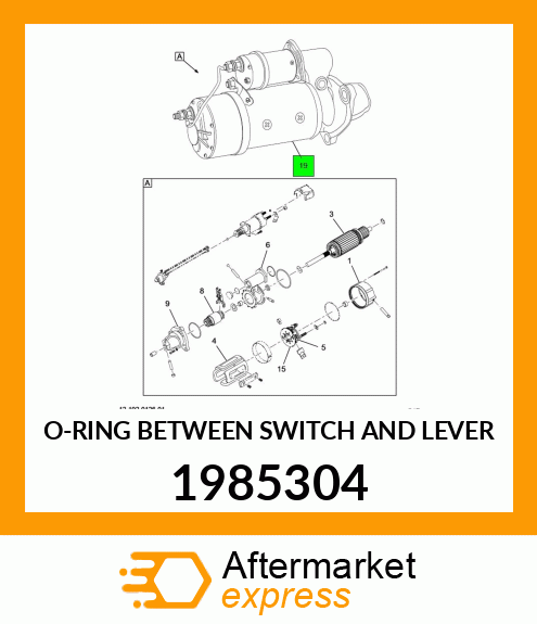 O-RING BETWEEN SWITCH AND LEVER 1985304