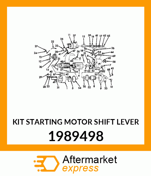 KIT STARTING MOTOR SHIFT LEVER 1989498