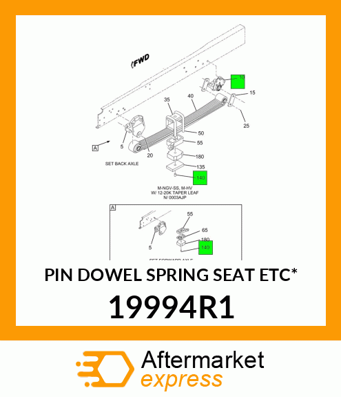 PIN DOWEL SPRING SEAT ETC* 19994R1