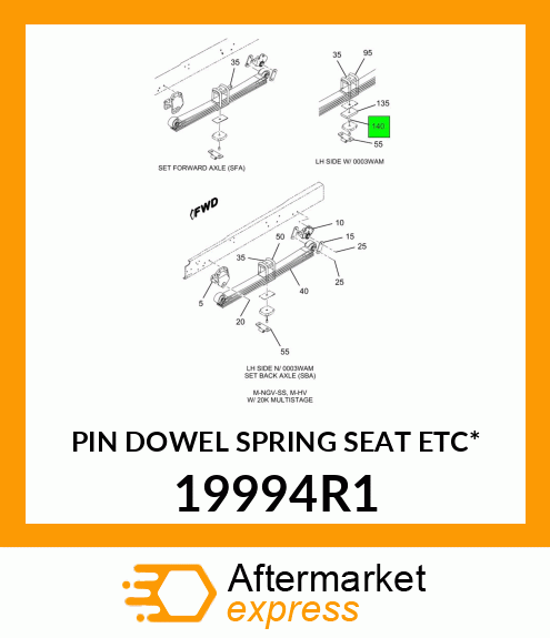 PIN DOWEL SPRING SEAT ETC* 19994R1