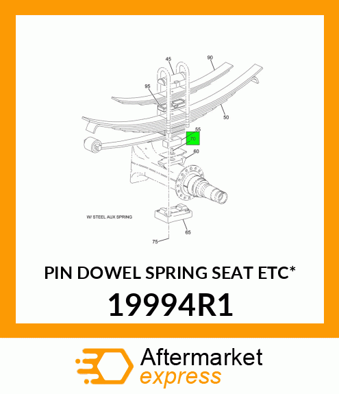 PIN DOWEL SPRING SEAT ETC* 19994R1