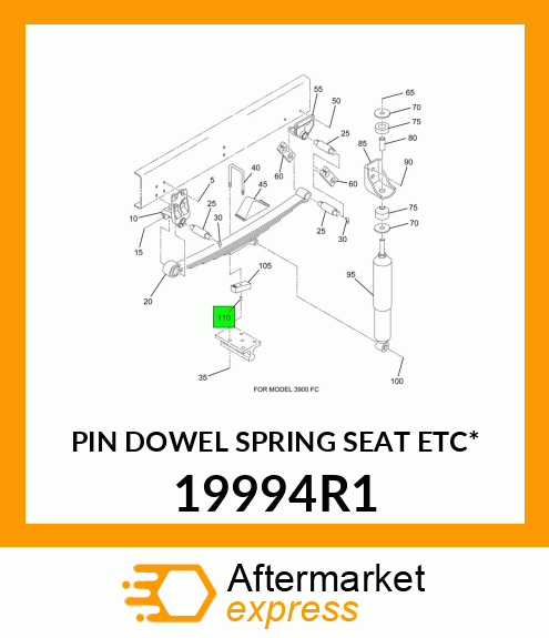 PIN DOWEL SPRING SEAT ETC* 19994R1