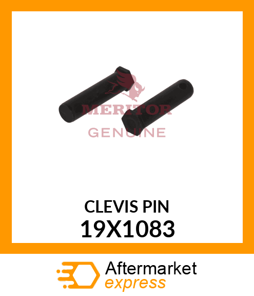 CLEVIS PIN 19X1083