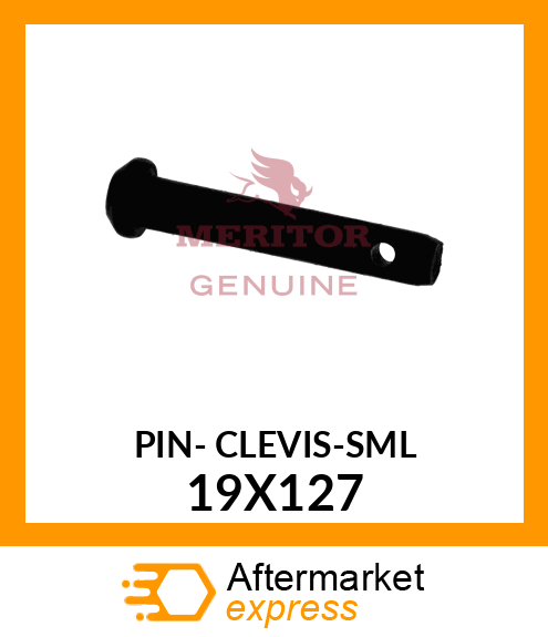 PIN- CLEVIS-SML 19X127