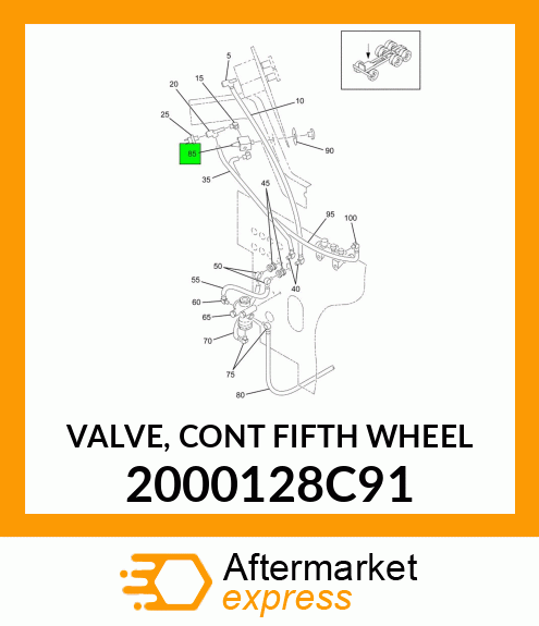 VALVE, CONT FIFTH WHEEL 2000128C91
