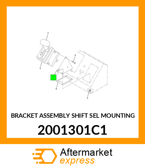 BRACKET ASSEMBLY SHIFT SEL MOUNTING 2001301C1