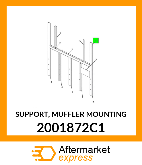 SUPPORT, MUFFLER MOUNTING 2001872C1