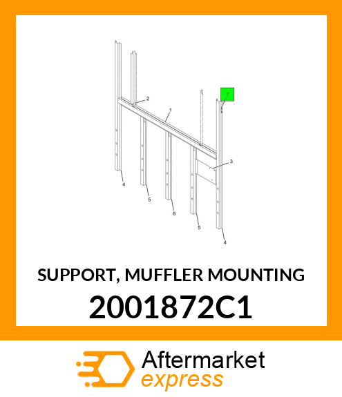 SUPPORT, MUFFLER MOUNTING 2001872C1