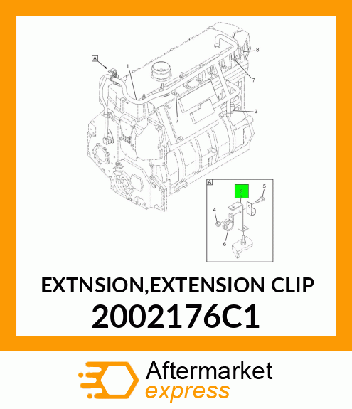 EXTNSION,EXTENSION CLIP 2002176C1