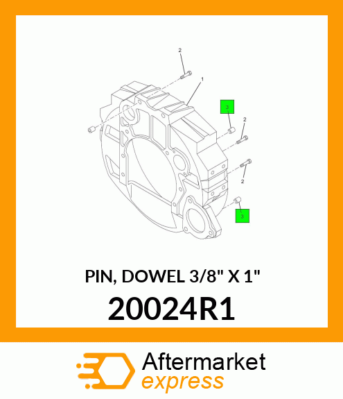 PIN, DOWEL 3/8" X 1" 20024R1