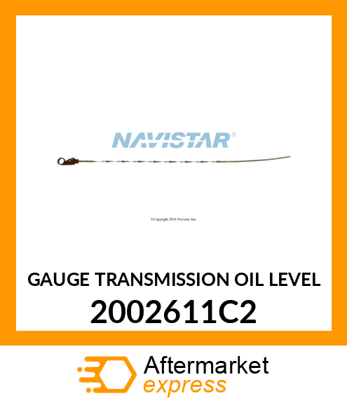 GAUGE TRANSMISSION OIL LEVEL 2002611C2