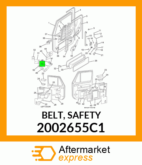 BELT, SAFETY 2002655C1