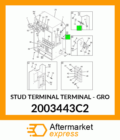 STUD TERMINAL TERMINAL - GRO 2003443C2