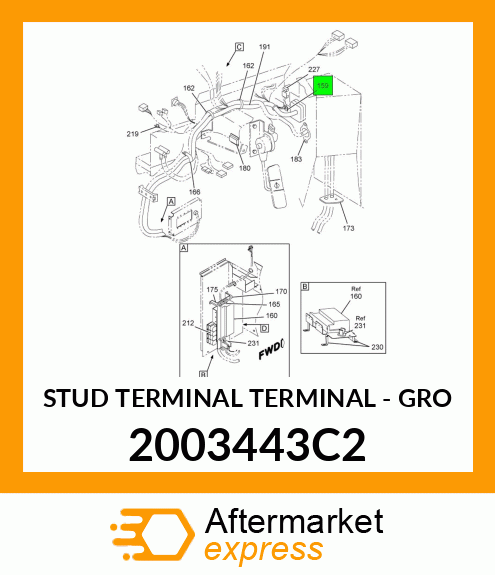 STUD TERMINAL TERMINAL - GRO 2003443C2