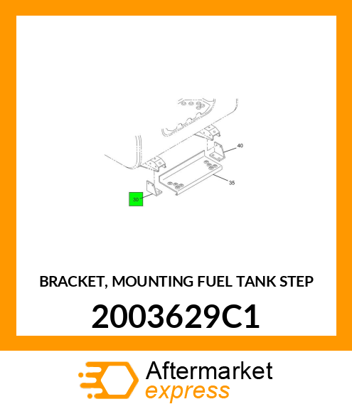BRACKET, MOUNTING FUEL TANK STEP 2003629C1