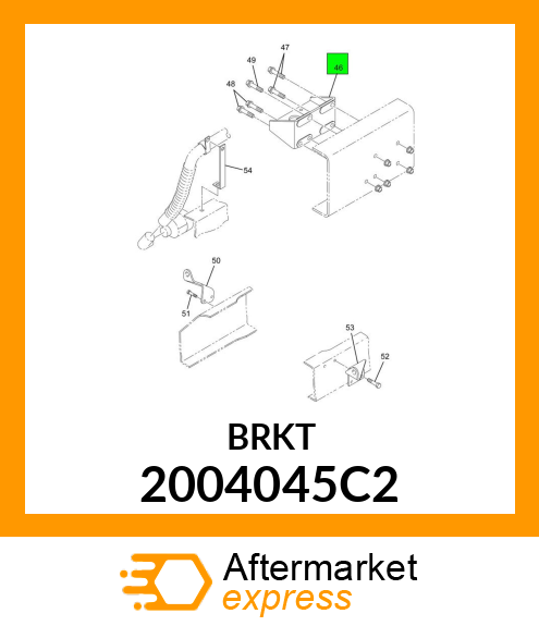 BRACKET, REAR ENGINE MOUNTING 2004045C2