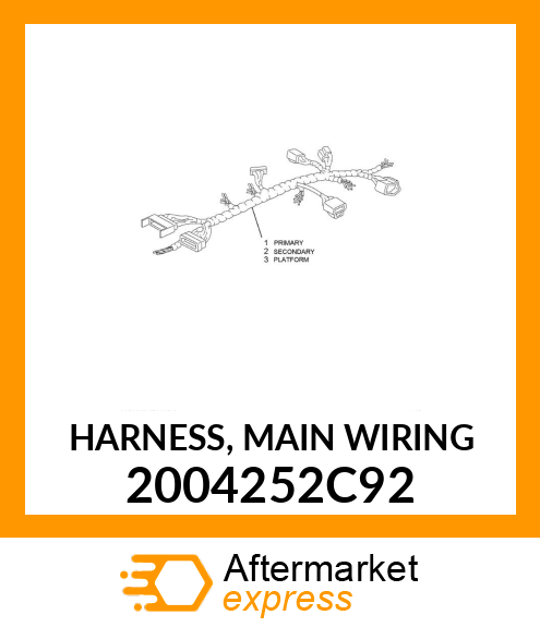 HARNESS, MAIN WIRING 2004252C92