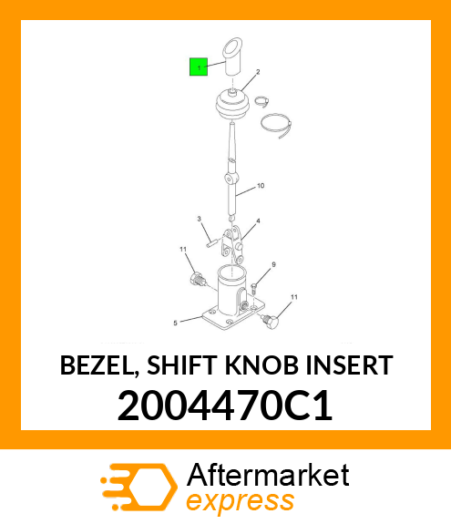 BEZEL, SHIFT KNOB INSERT 2004470C1