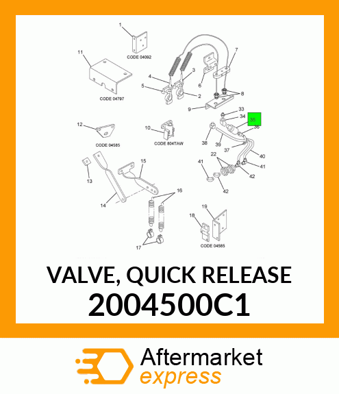 VALVE, QUICK RELEASE 2004500C1