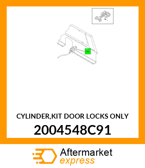 CYLINDER,KIT DOOR LOCKS ONLY 2004548C91