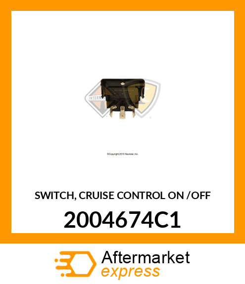 SWITCH, CRUISE CONTROL ON /OFF 2004674C1