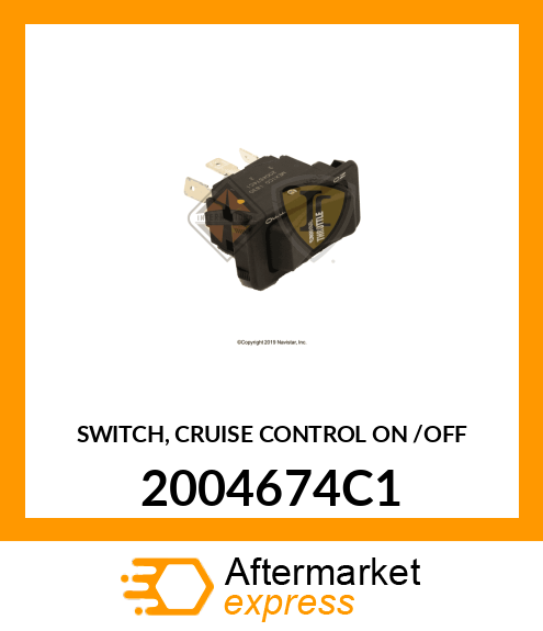 SWITCH, CRUISE CONTROL ON /OFF 2004674C1