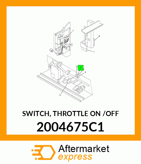 SWITCH, THROTTLE ON /OFF 2004675C1