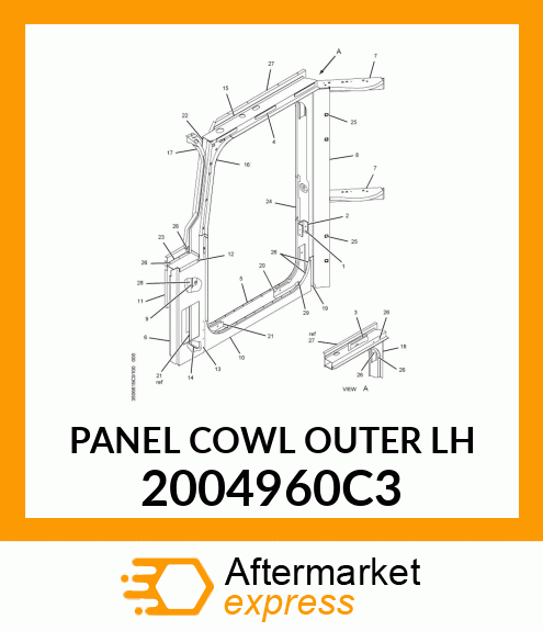 PANEL COWL OUTER LH 2004960C3