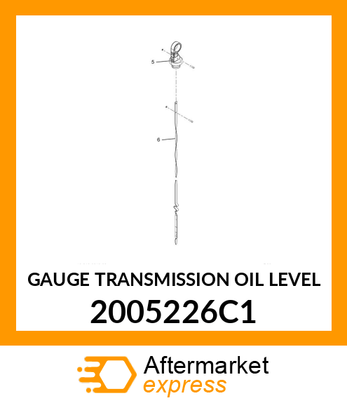 GAUGE TRANSMISSION OIL LEVEL 2005226C1