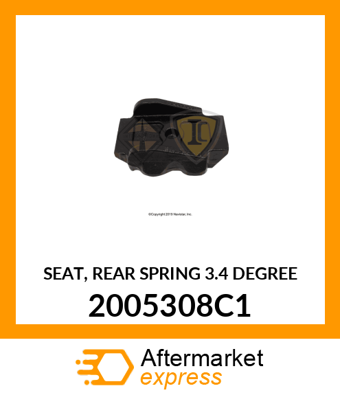 SEAT, REAR SPRING 3.4 DEGREE 2005308C1