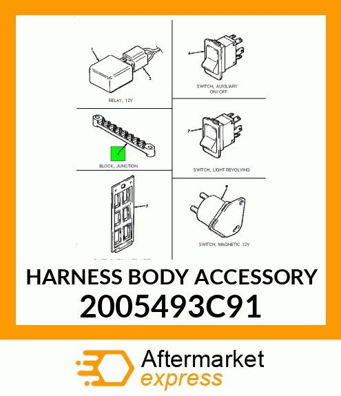 HARNESS BODY ACCESSORY 2005493C91