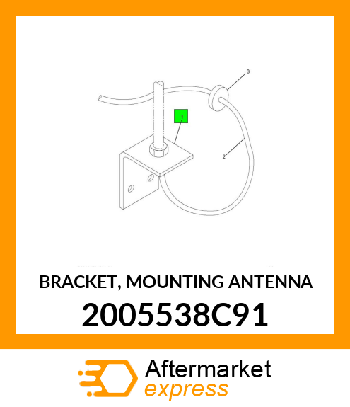 BRACKET, MOUNTING ANTENNA 2005538C91
