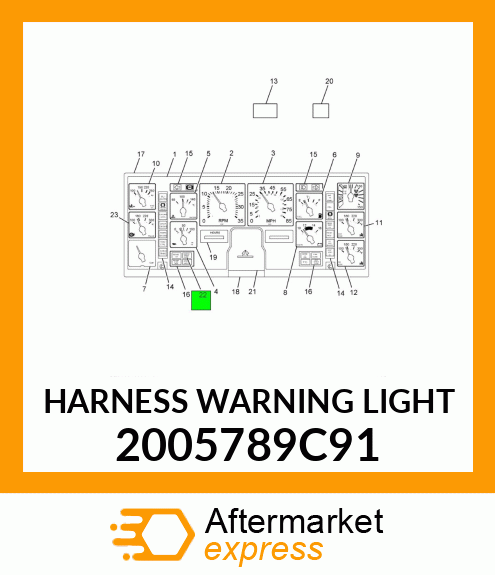 HARNESS WARNING LIGHT 2005789C91