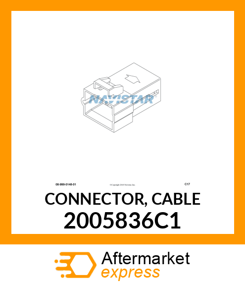 CONNECTOR, CABLE 2005836C1