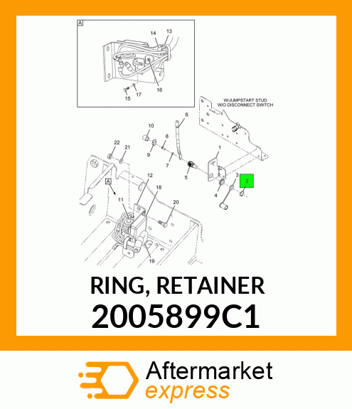 RING, RETAINER 2005899C1