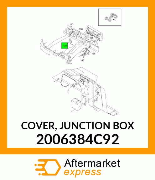 COVER, JUNCTION BOX 2006384C92