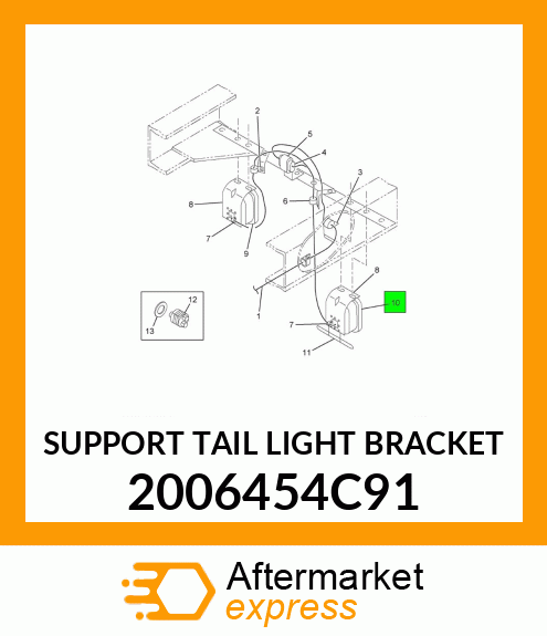 SUPPORT TAIL LIGHT BRACKET 2006454C91