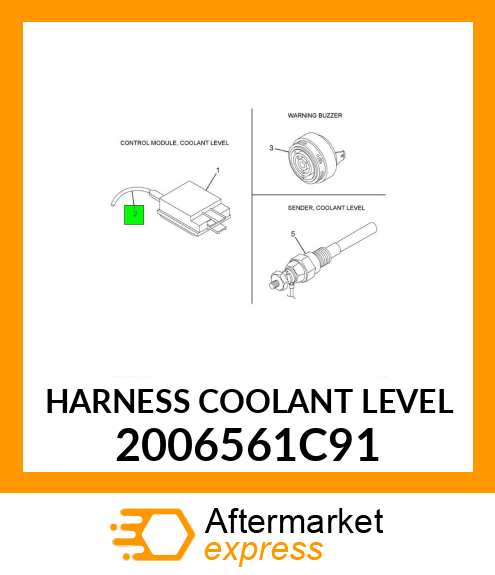 HARNESS COOLANT LEVEL 2006561C91